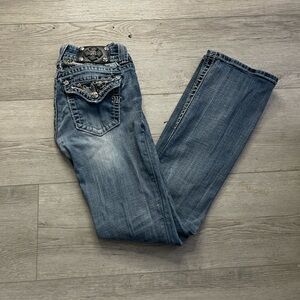 Miss me low rise boot cut jeans